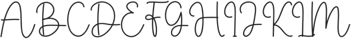 Taunting Regular otf (400) Font UPPERCASE