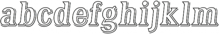 Tavern Alt Out XL Regular Italic otf (400) Font LOWERCASE