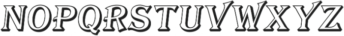Tavern Open S Regular Italic otf (400) Font LOWERCASE