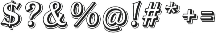 Tavern Open XL Regular Italic otf (400) Font OTHER CHARS