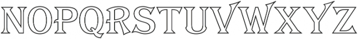 Tavern Out S Regular otf (400) Font LOWERCASE