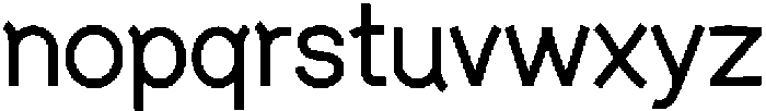 Tavero Regular otf (400) Font LOWERCASE