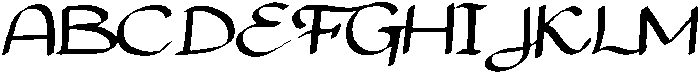 Taylor Regular otf (400) Font UPPERCASE
