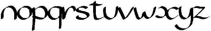 Taylor Regular otf (400) Font LOWERCASE