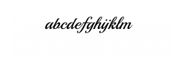 Talkin' Talk Italic.otf Font LOWERCASE