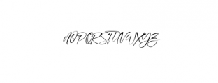 Taman Signature.ttf Font UPPERCASE