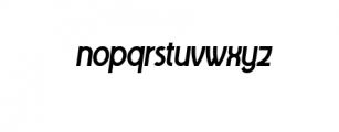 Tawakkal Sans Italic.ttf Font LOWERCASE