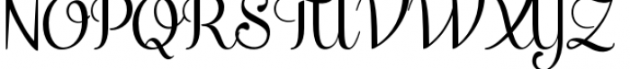 Taiga Regular Font UPPERCASE