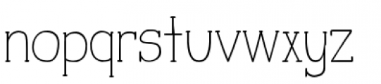 Taluhla Regular Font LOWERCASE