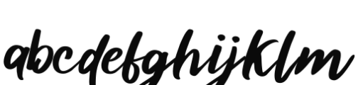 Tamiela Regular Font LOWERCASE