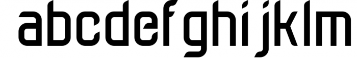 Tachyon Font - Condensed Sans Serif 3 Font LOWERCASE