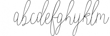 Tallattef Signature Font LOWERCASE