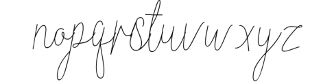 Tallattef Signature Font LOWERCASE