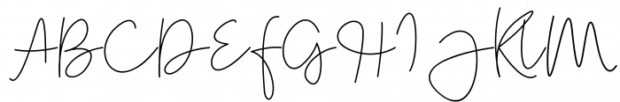 Tallitha a stylish handwritten font Font UPPERCASE