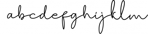 Tallitha a stylish handwritten font Font LOWERCASE
