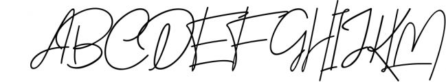 Tanda Signature Font Font UPPERCASE