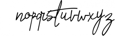 Tanda Signature Font Font LOWERCASE