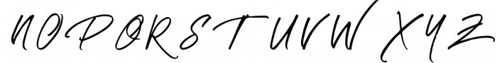 Taneka Handwritten Font UPPERCASE