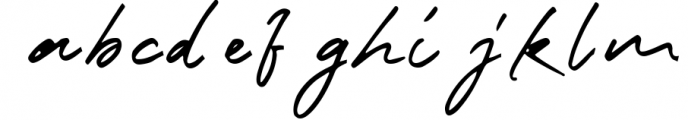 Taneka Handwritten Font LOWERCASE