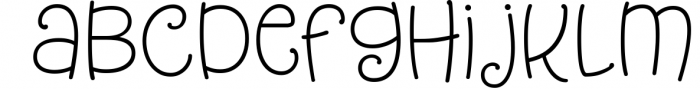 Tangelo Family 1 Font LOWERCASE