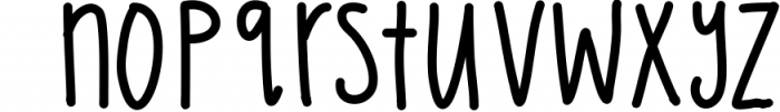 Tatertot - Tall Handwritten Font Font LOWERCASE