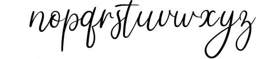 Tatima. Handwritten font. Font LOWERCASE