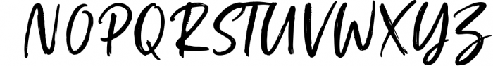 Tazkia - Handwritten Brush Font Font UPPERCASE