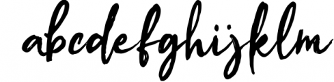 Tazkia - Handwritten Brush Font Font LOWERCASE