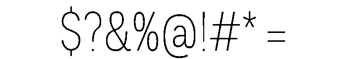 TAFabricans-CondExtLt Font OTHER CHARS