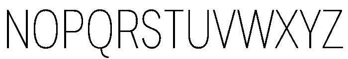 TAFabricans-CondExtLt Font UPPERCASE