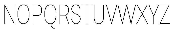 TAFabricans-CondThin Font UPPERCASE