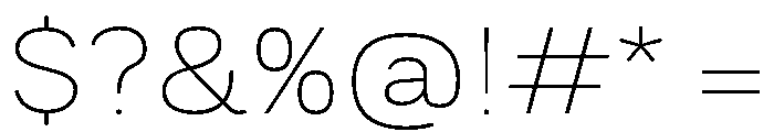 TAFabricans-ExpExtLt Font OTHER CHARS
