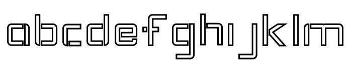 TANTRA Outline Font LOWERCASE