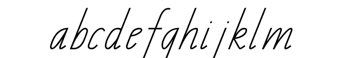 TAS School Handwriting Font Font LOWERCASE