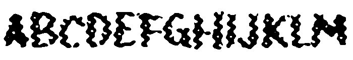 Tabetone Font UPPERCASE