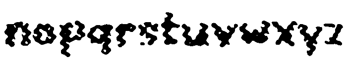 Tabetone Font LOWERCASE