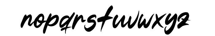 Tabuti Font LOWERCASE