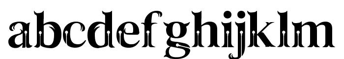 Taiganja Type Font LOWERCASE