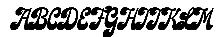 Tailgates Personel Use Font UPPERCASE