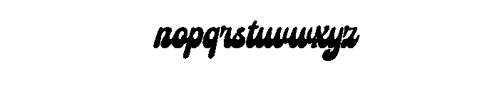 Tailgates Personel Use Font LOWERCASE