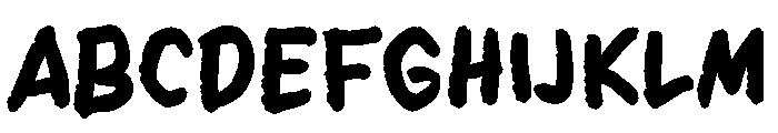 Takdungjaz Font UPPERCASE