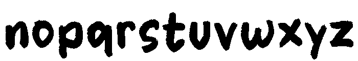 Takdungjaz Font LOWERCASE