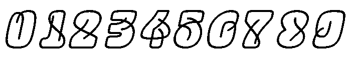 Talisyaline Demo Bold Italic Font OTHER CHARS