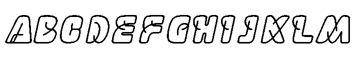 Talisyaline Demo Bold Italic Font UPPERCASE
