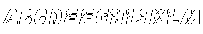Talisyaline Demo Italic Font UPPERCASE