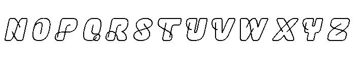 Talisyaline Demo Italic Font LOWERCASE