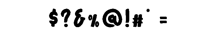 Talking Font OTHER CHARS