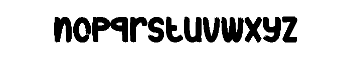 Talking Font LOWERCASE