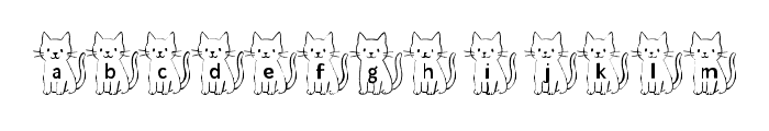Tall Cat Short Cat FONT
