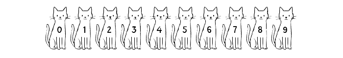 TallCatShortCat Font OTHER CHARS
